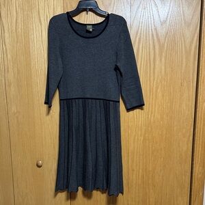Taylor Charcoal Knit Dress